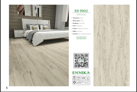 Sàn nhựa hèm khóa Ennika - Công Ty TNHH Tiến Khoa